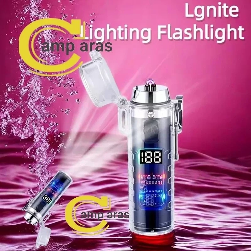 شارژر فندکی پلاسمایی چراغ قوه دار Cylindrical BH-252
