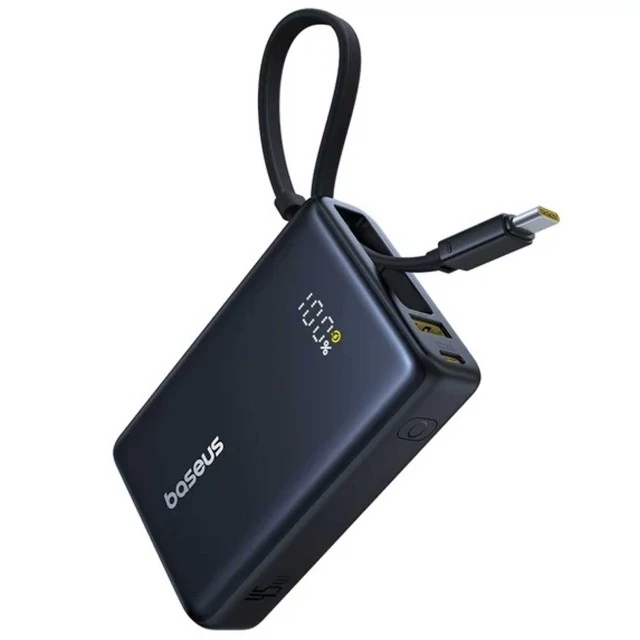 پاوربانک 10000 تایپ سی 45 وات و USB بیسوس PPPG-1W45C