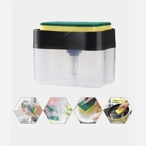 پمپ مایع ظرف شویی Soap Pump Sponge Caddy
