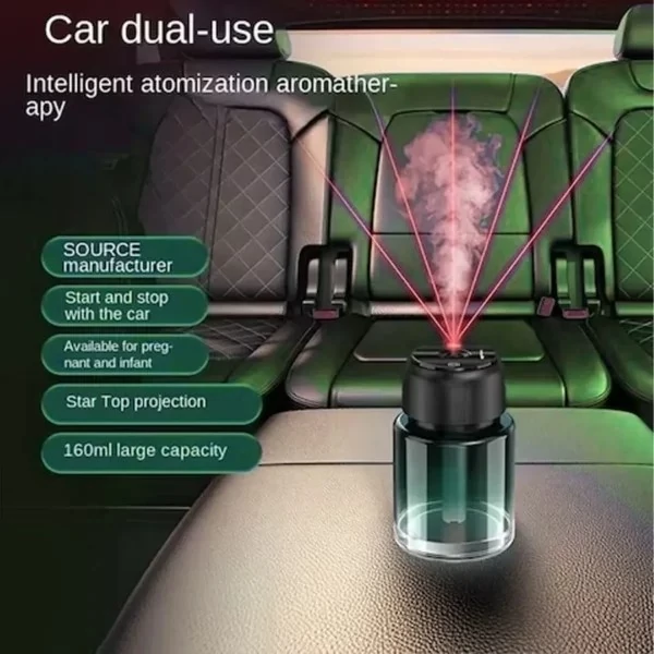 خوشبو کننده هوشمند به همراه نور لیزری مدل car