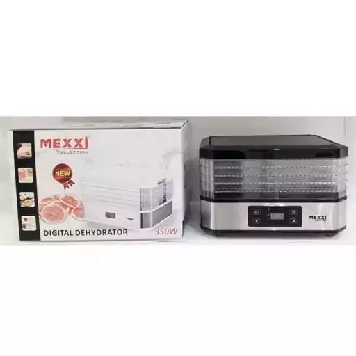 میوه خشک کن تمام دیجیتال مستطیل مارک مکسی با قدرت 350 وات واقعی