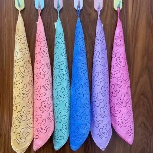 دستمال آشپزخانه خرگوش 40 سانتی بسته 3عددی ستی میکروفایبر حوله ای