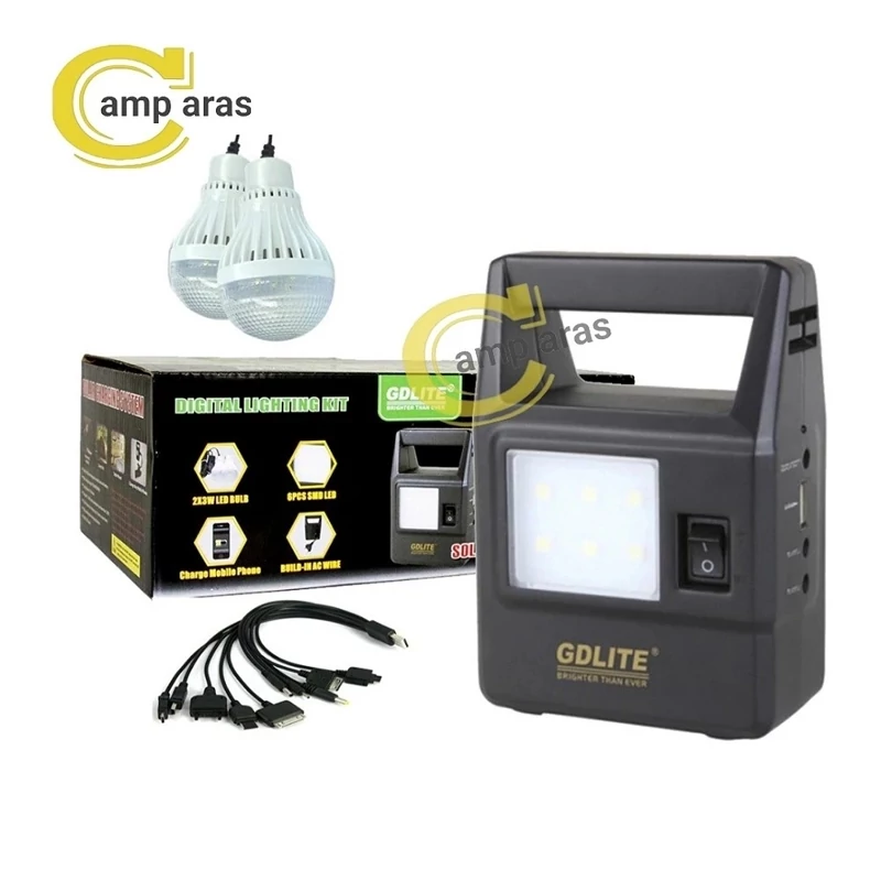نورافکن و پروژکتور شارژی خورشیدی جی دی لایت مدل GDLITE GD-8030