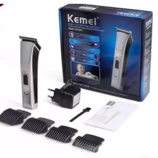 ماشین و ریش تراش اصلاح سر و صورت کیمی kemei مدل 5017.