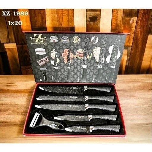 سرویس چاقو آشپزخانه 6 تکه مدل XZ