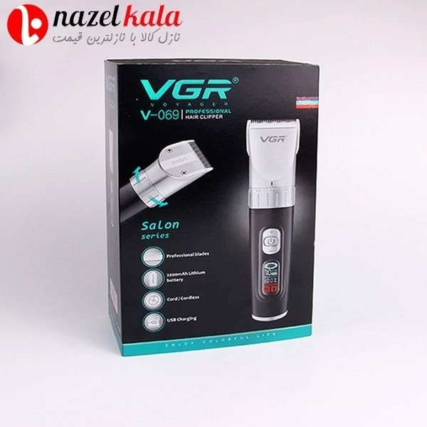 ماشین اصلاح سر و صورت وی جی آر مدل VGR-069 VGR V-069 Professional Hair Clipper