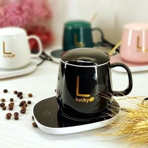 ماگ حرارتی لاکی مدل 1314 به همراه صفحه گرمکن برقی