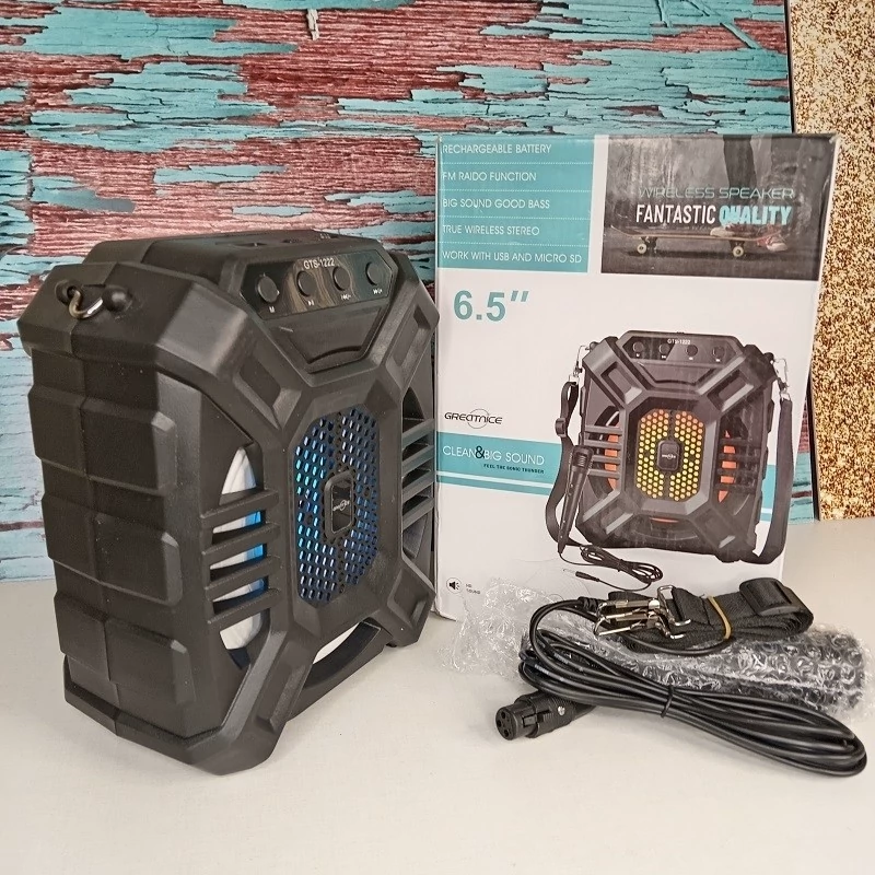 اسپیکر بلوتوثی قابل حمل مدل speaker Great Nice GTS 1222