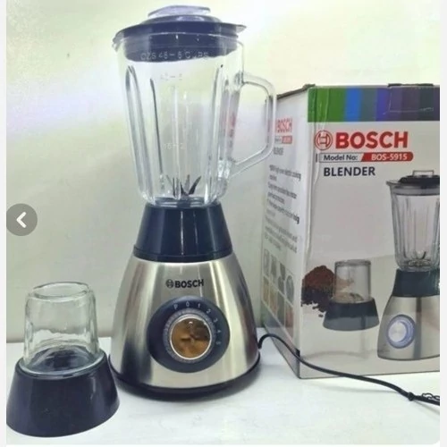 مخلوط کن بوش مدل 5915 ظرفیت 2 لیتر دوکاره با پارچ شیشه ای