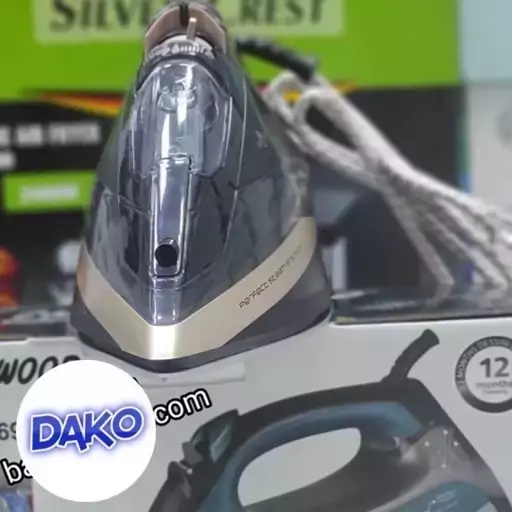 اتو بخار درجه یک کاملاً هوشمند نیو کنوود new kenwood توان 2600 وات کفی سرامیک مخزن بزرگ
