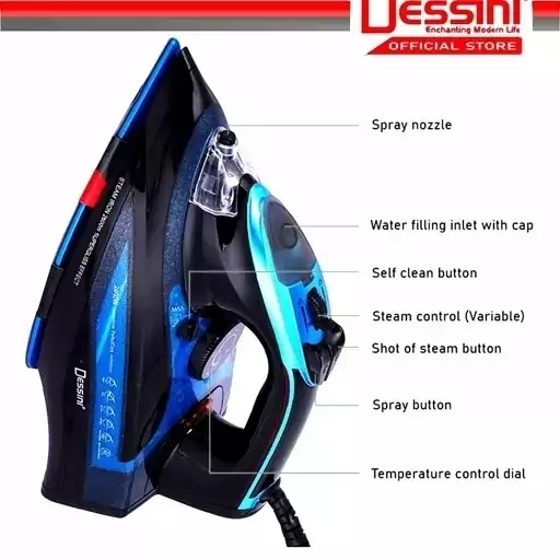 سال گارانتی اتو بخار حرفه ای دسینی ds-958