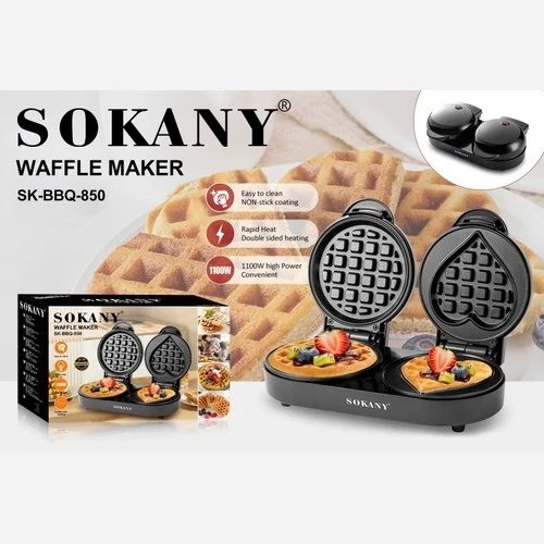 وافل ساز دوقلو سوکانی مدل SK-BBQ-850