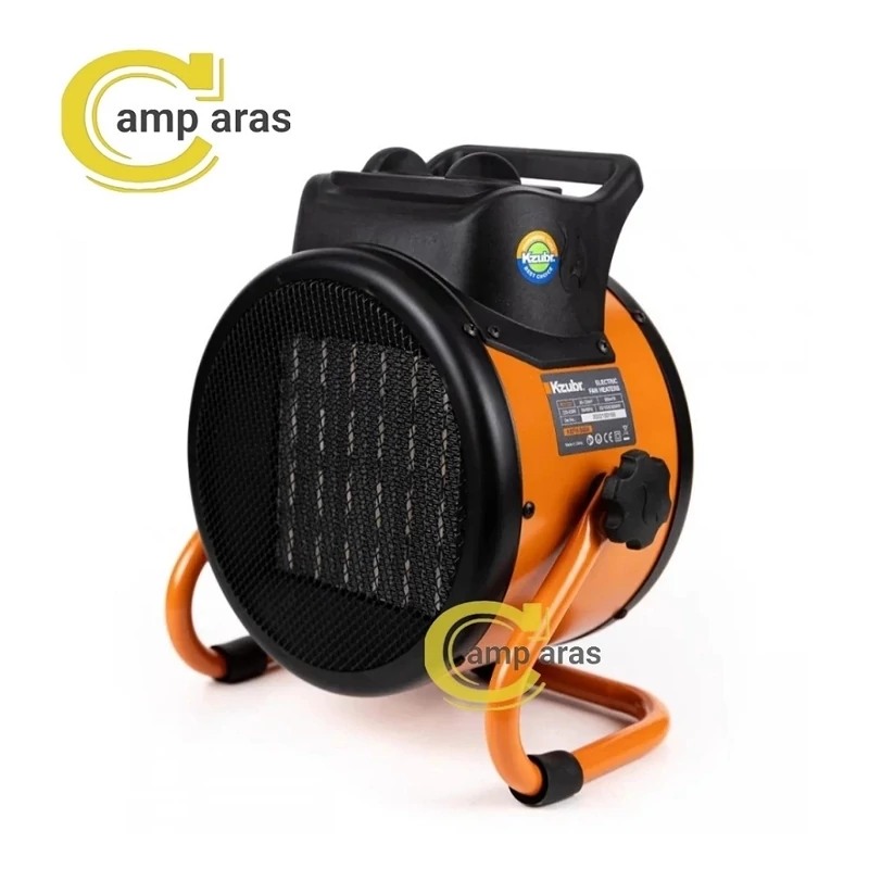 بخاری برقی فن دار زوبر دوحالته KZUBR 3000W K11122