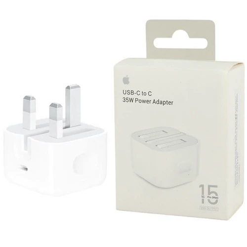 شارژر دیواری 35 وات اپل سه پورت اورجینال (USB-C + USB-A)