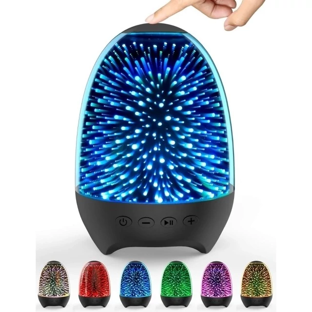 اسپیکر بلوتوثی و چراغ خواب رومیزی قابل حمل لمسی اِیسکول S609 Aiscool TOUCH