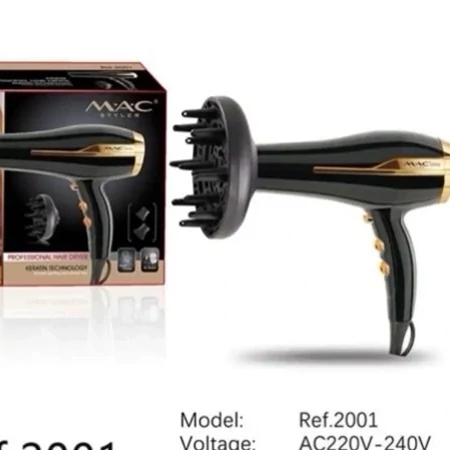 سشوار حرفه ای مک استایلر مدل Ref-2001