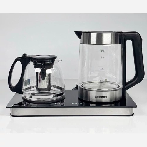 چای ساز جیپاس مدل GTM38065 ظرفیت 1.8 لیتر با کتری شیشه ای