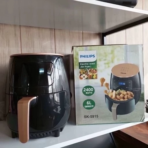 سرخ کن فیلیپس سرخکن بدون روغن رژیمی 6 لیتری philips توان 2400 وات دارای پنل لمسی