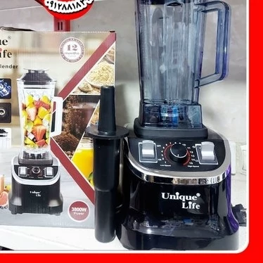 مخلوط کن صنعتی یونیک 6 تیغه 3800 وات مدل لایف