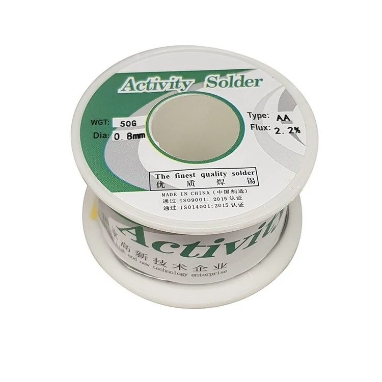 سیم لحیم اکتیویتی مدل 0.8mm وزن 50 گرم