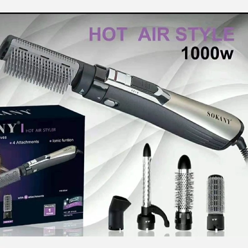 سشوار برس دار سوکانی مدل SOKANY HB-835-4 توان 1000 وات
