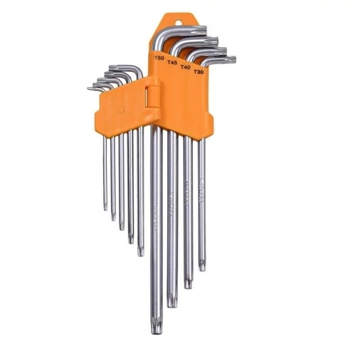 آچار آلن ستاره ای اینکو مدل H-H-K-13092 مجموعه 9 عددی برند  اینکو