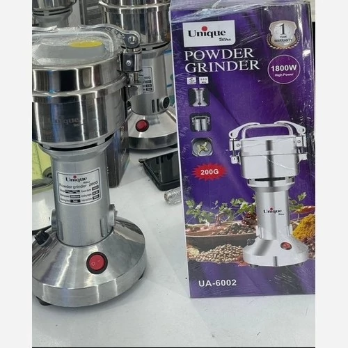 آسیاب صنعتی یونیک- ظرفیت 200 گرم قدرت 1800W وات مدل UA-6002