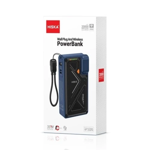 پاور بانک  هیسکا مدل HP 226PD ظرفیت 20000 میلی آمپر ساعت