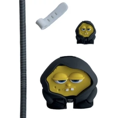 محافظ کابل شارژ طرح باب اسفنجی SpongeBob به همراه محافظ شارژر دیواری مجموعه 4 عددی  27