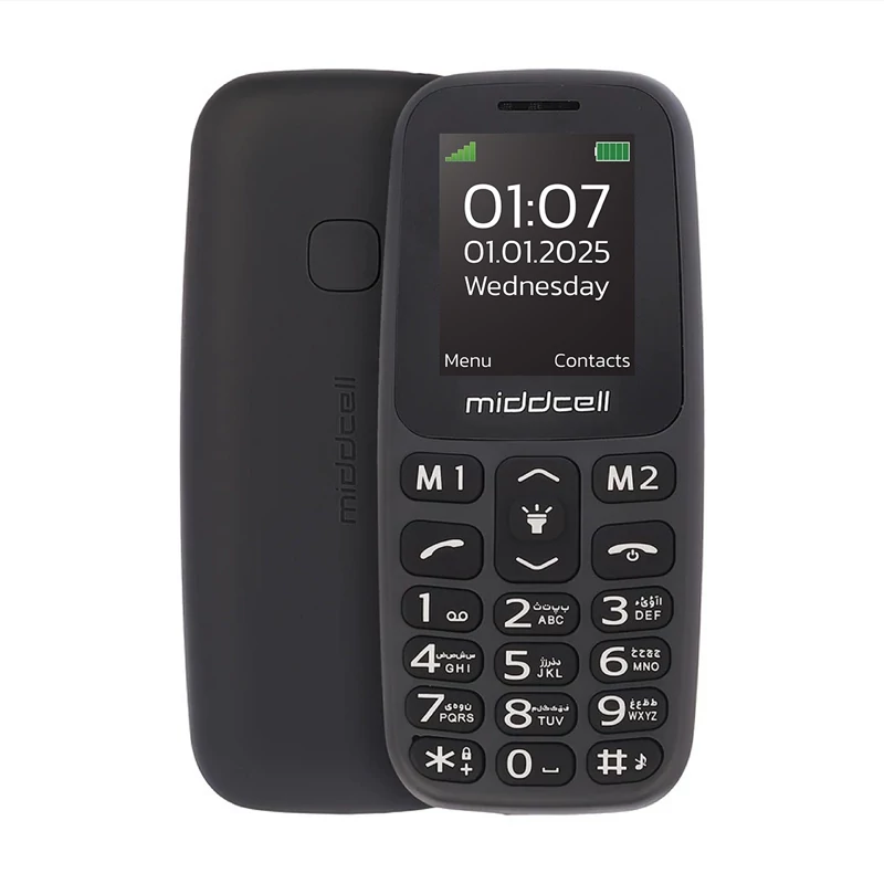 گوشی موبایل میدسل مدل M107 ظرفیت 32 مگابایت رم 32 مگابایت 4.3  32MB  32MB