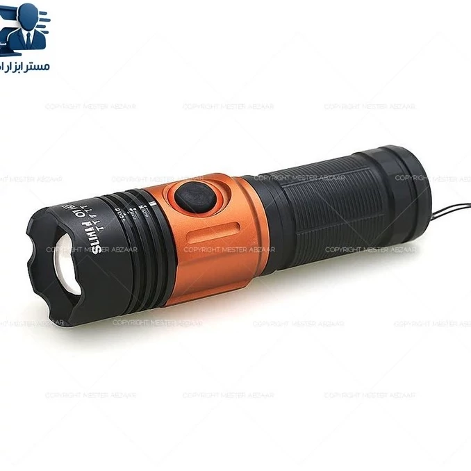چراغ قوه دستی مسافرتی جیبی شارژی چند حالته زوم دار اسمال سان مدل SMALL SUN T280