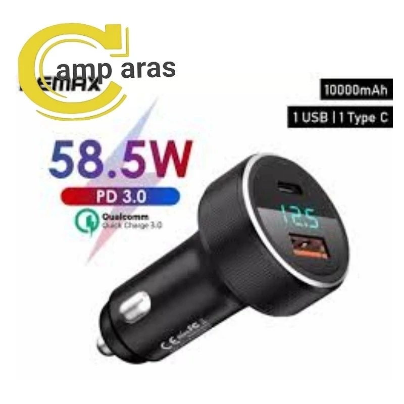 شارژر فندکی فست شارژ ریمکس REMAX RCC-215