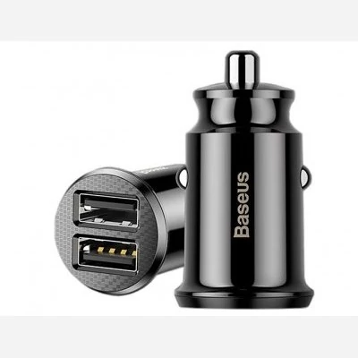 شارژر فندکی فست شارژ ماشین بیسوس CCALL-ML01 Baseus Grain Dual