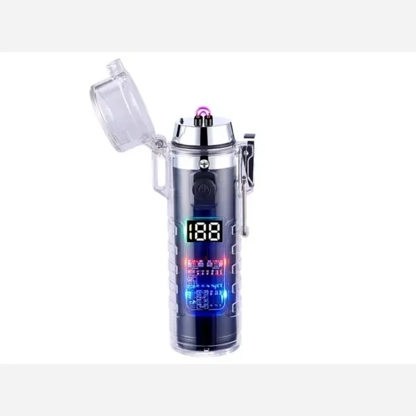 فندک الکتریکی شارژی جت موبیکس مدل HB-256 با چراغ قوه