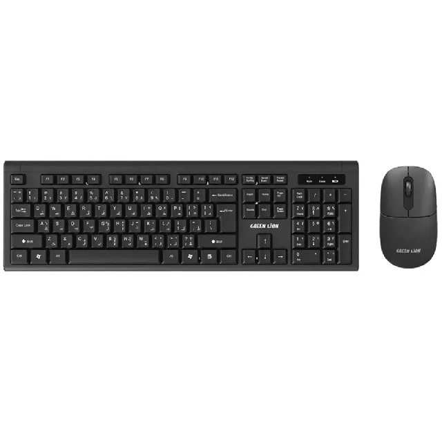 ست کیبورد و ماوس بی سیم گرین لاین مدل GKM-200