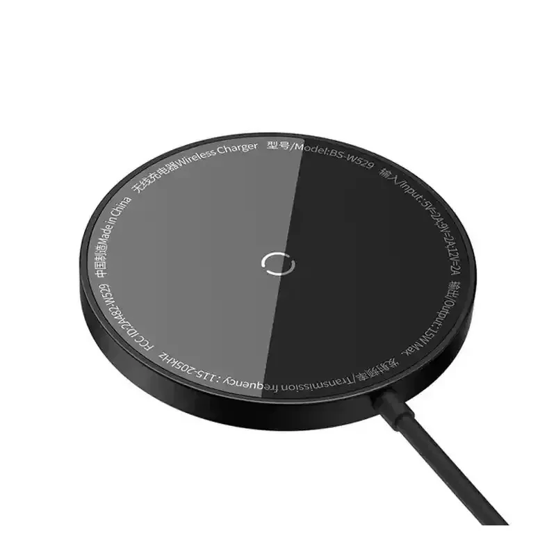 شارژر بی سیم 15 وات باسئوس Simple Mini3 Magnetic CCJJ040001