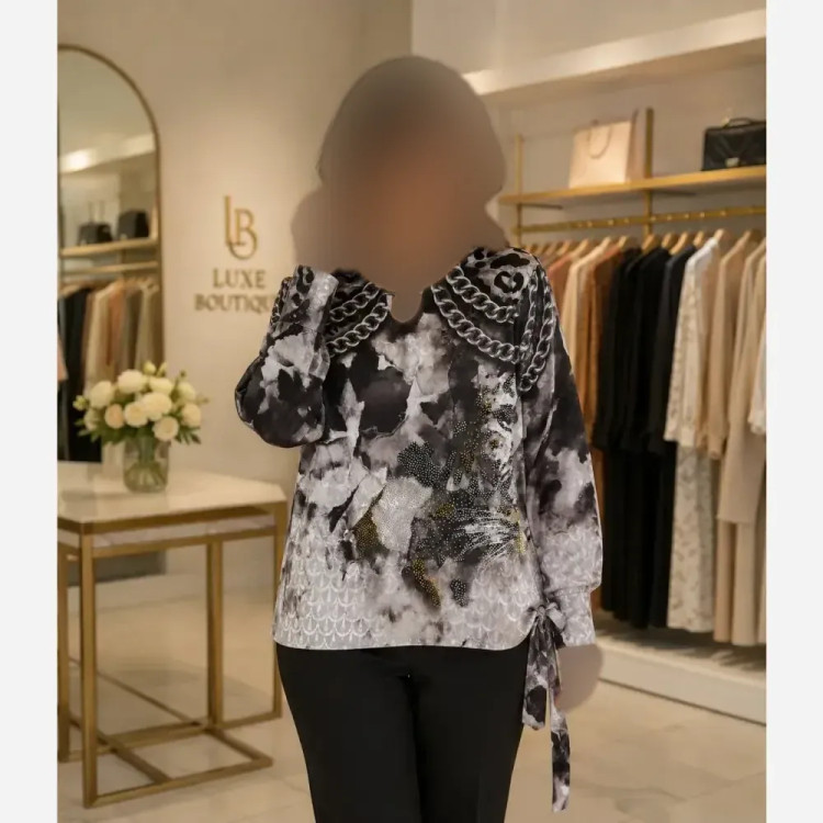 شومیز کراپ زنانه جنس کراش دو جیب فری سایز سبک و خنک
