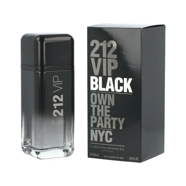 ادو پرفیوم مردانه کارولینا هررا مدل 212 VIP Black حجم 200 میلی لیتر