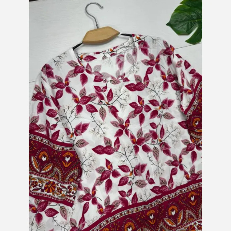 بلوز و شلوار نخی شیوان 7594