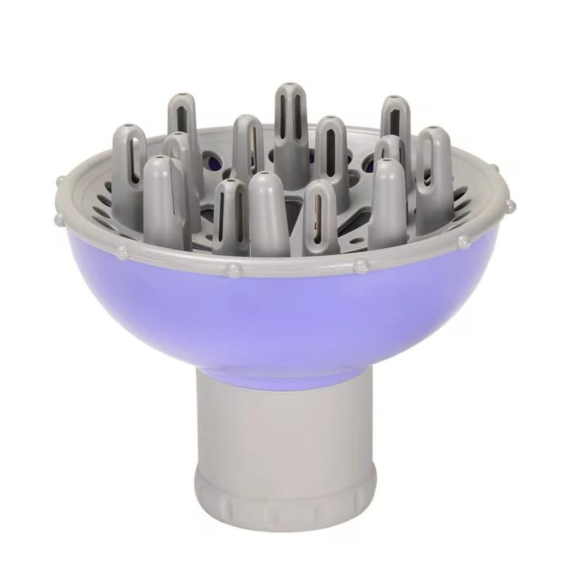 دیسپانسر سشوار مدل S900 مناسب موهای فر، پلاستیک فشرده و ضد حرارت، دهانه ارتجاعی 4 تا 5.5 سانتیمتر، طراحی شفاف، حجمدهنده و حالتدهنده موهای حجیم و وزدار