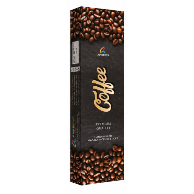 عود دستساز آمریا مدل کافی coffee رایحه قهوه بسته ۳۰ عددی