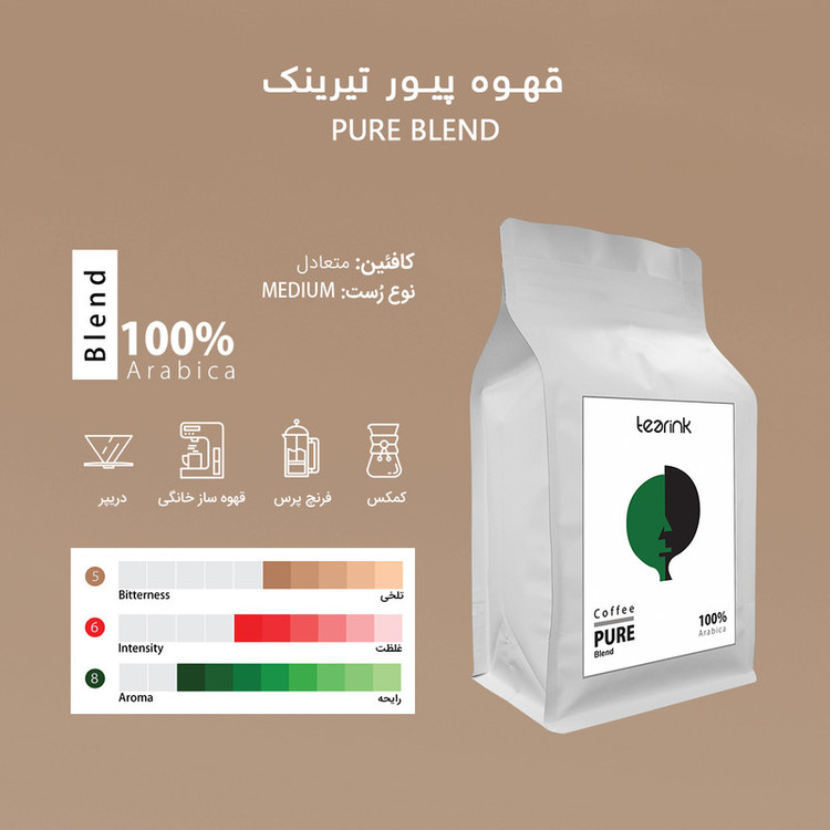 پودر قهوه پیور تیرینک - 1 کیلوگرم