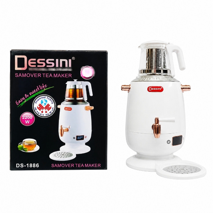 سماور برقی 2200 وات دسینی مدل DS-1888 ظرفیت 3.5 لیتر