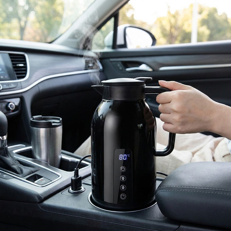 کتری برقی سفری مدل RC-1300A Kattel Electric با جنس استیل مناسب برای کوهنوردی