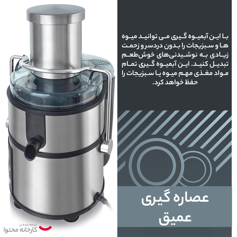 آبمیوه گیری هنریچ مدل HPJ8694