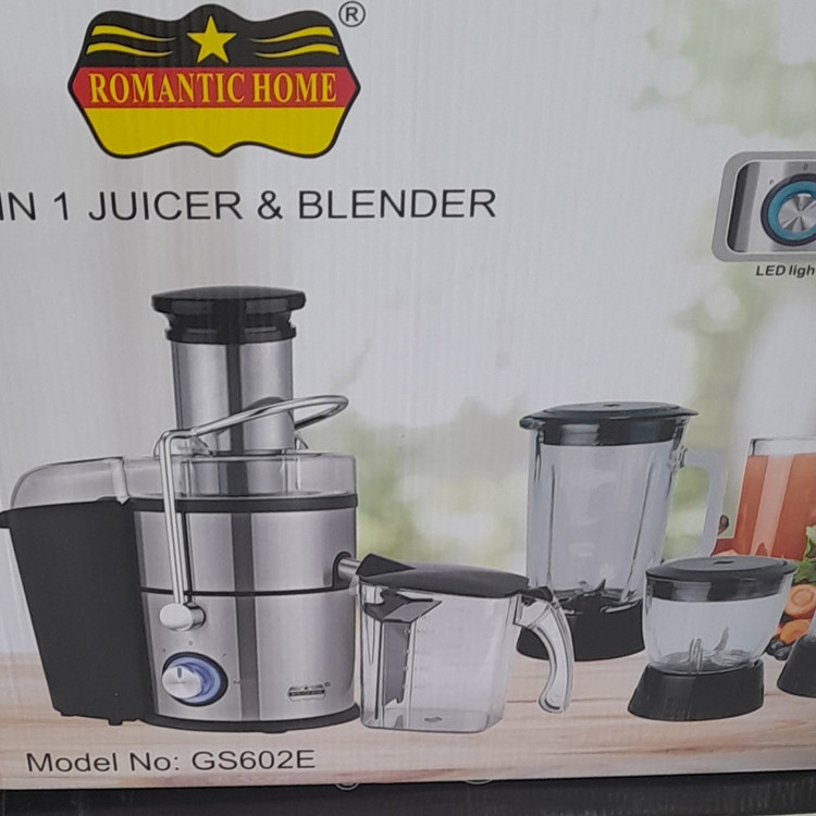آبمیوهگیری چند کاره رمانتیک هوم مدل GS602E