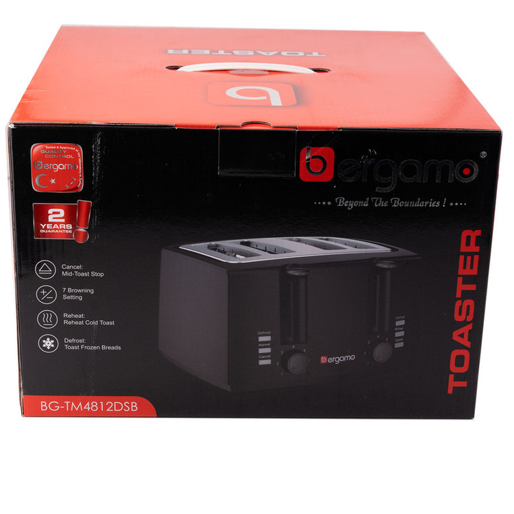 توستر برگامو مدل BG-TM4812DSB