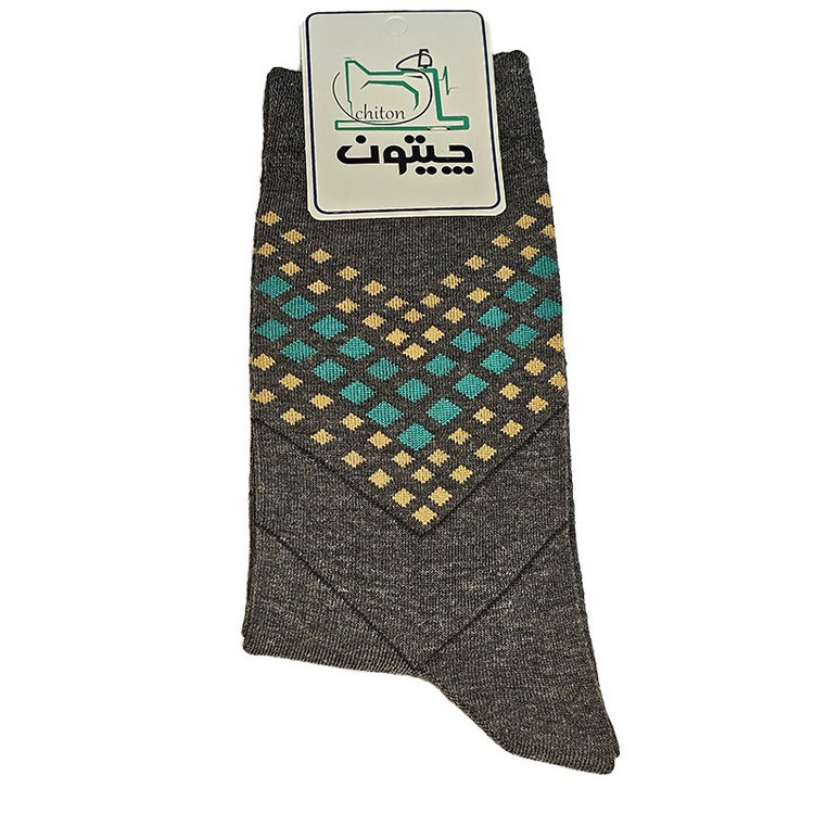 جوراب ساق بلند مردانه چیتون مدل CHT-03 بسته 3 عددی