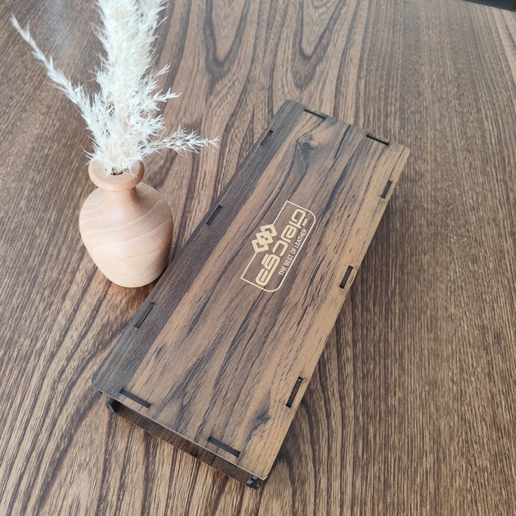 ست هدیه دقت مدل چرم طبیعی دکمه دار کد CH-setc2