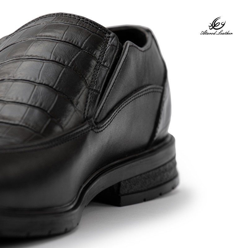 کفش رسمی مردانه چرم عطارد مدل چرم طبیعی کد SH360